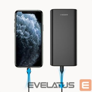 Väline aku Veger  Powerbank Veger T100 (W2032C-100) PD QC3.0 5A 100W 20000 mAh black 