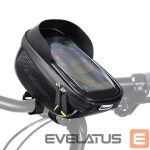 Jalgratta tarvik Wozinsky  Wozinsky Bike Handlebar Bag with Phone Case 1L Black (WBB16BK) 