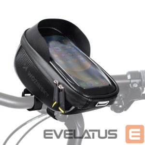 Jalgratta tarvik Wozinsky  Wozinsky Bike Handlebar Bag with Phone Case 1L Black (WBB16BK) 