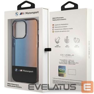 Tagakaaned BMW  BMW Half Tricolor Case for iPhone 14 Pro Max 6.7" - Black 