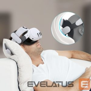 Muu arvutitarvik BoboVR  BoboVR S3 Pro strain relief strap for Meta Quest 3 VR goggles + B100 external battery - white and black 
