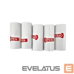 Kontoritarbed Hurtel  HURC10N5 Rolls for Thermal Printer with Camera HURC10 - White (5 pcs.) 