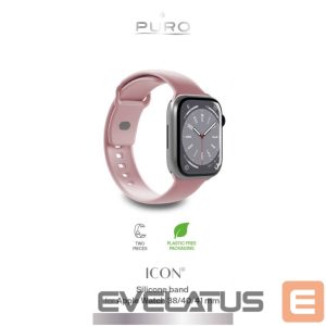 Rihm Puro  Puro Icon Silicone Strap for Apple Watch 38 / 40 / 41 mm - Pink (2 pcs.) 