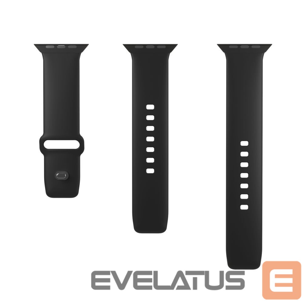 Rihm Puro Puro Icon Silicone Strap for Apple Watch 38 / 40 / 41 mm - Black (2 pcs.)