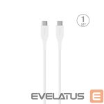Kaabel Puro Elektrik  Puro Plain USB-C - USB-C Power Delivery Cable 2m - White 