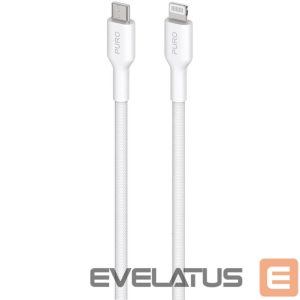 Kaabel Puro Elektrik  Puro Fabrik USB-C - Lightning Cable with MFI 1.2m - White 