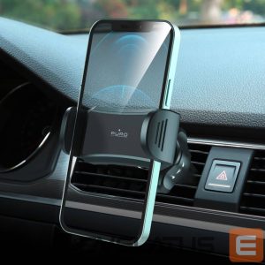 Automaatne hoidja Puro Elektrik  Puro Spring 2 Smartphone Holder for Air Vent - Black 