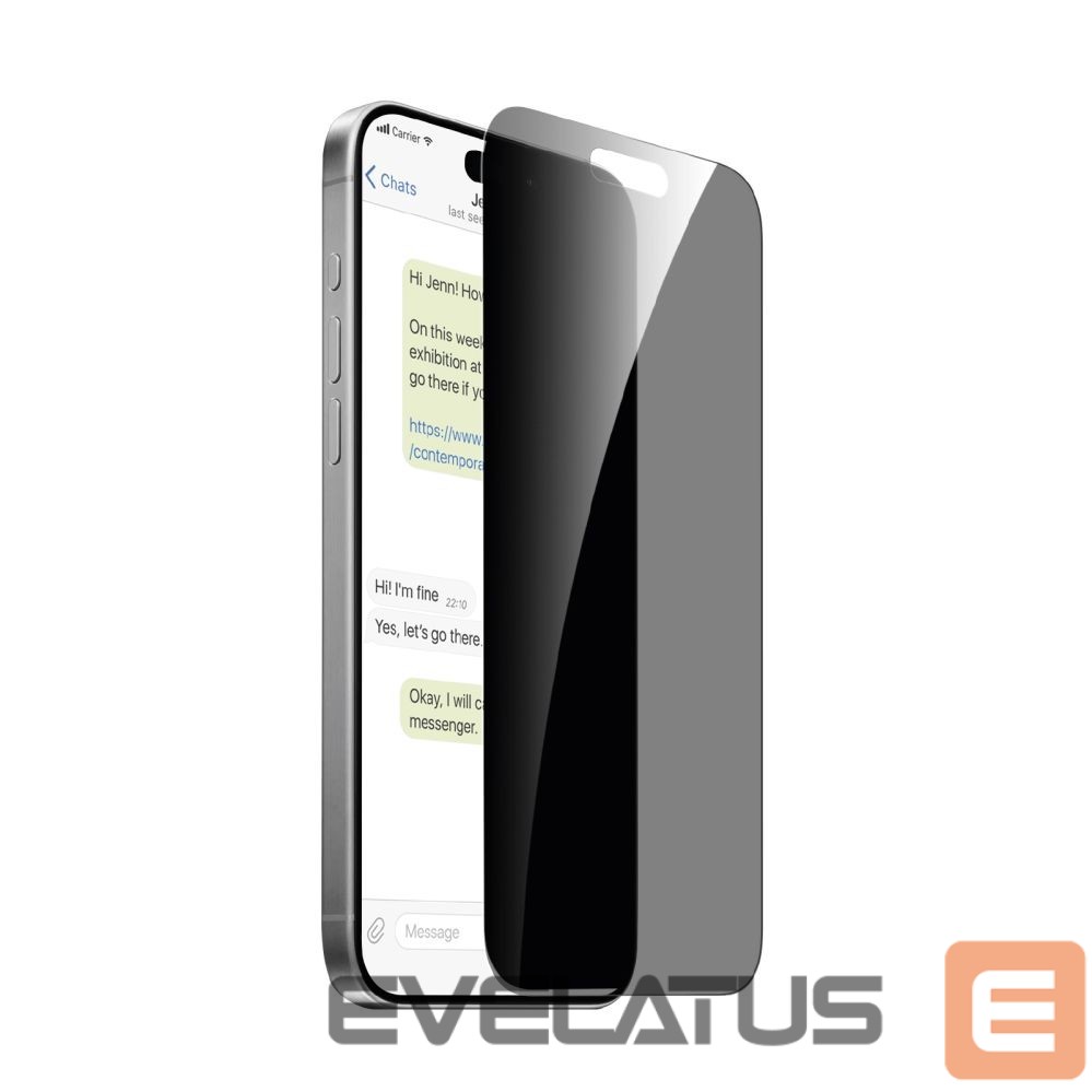 Kaitseklaasid Puro Puro Privacy Tempered Glass for iPhone 16 Pro Max / iPhone 15 Pro Max