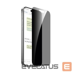 Kaitseklaasid Puro  Puro Privacy Tempered Glass for iPhone 16 Pro 