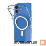 Tagakaaned Puro  Puro 03 Mag MagSafe Silicone Case for iPhone 16 Plus - Transparent 