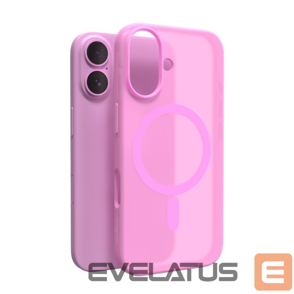 Tagakaaned Puro Puro Daylight MagSafe Silicone Case for iPhone 16 - Pink