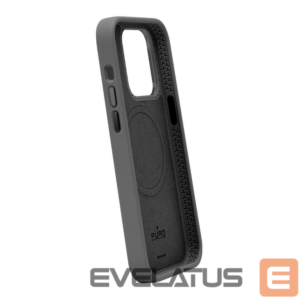 Tagakaaned Puro Puro Icon Mag Pro MagSafe Silicone Case for iPhone 15 Pro - Black