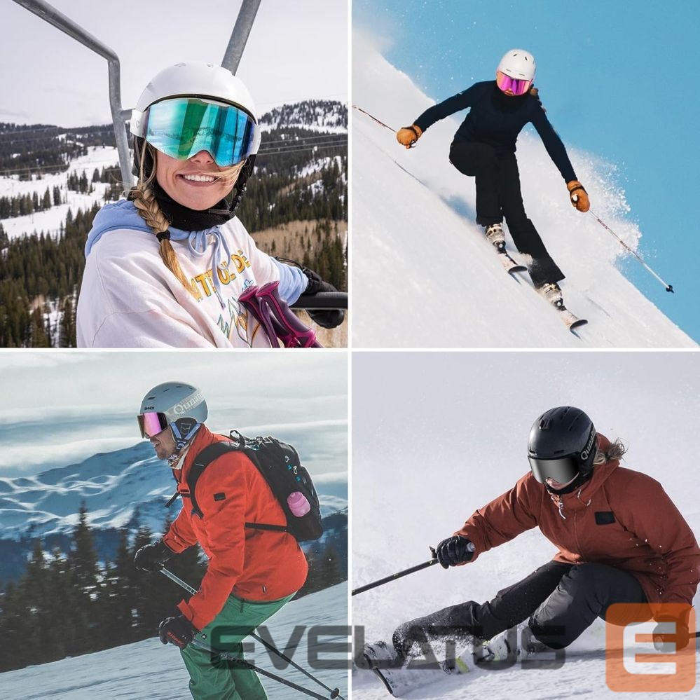 Teised Qunature Qunature Pink Frameless Ski Goggles - Pink
