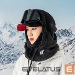Riietus Qunature  Qunature Arctic Velvet Ski Balaclava Size M - Black 