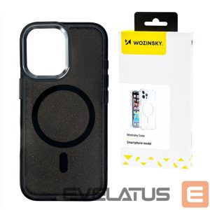Tagakaaned Wozinsky  Wozinsky Glitter Case with Mag Safe for Samsung Galaxy S25 Ultra - Black with Glitter 