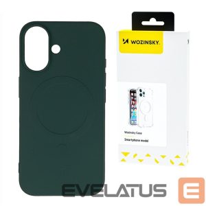 Tagakaaned Wozinsky  Liquid Silicone Case MagSafe for Samsung Galaxy S25 Ultra - Green 