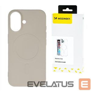 Tagakaaned Wozinsky  Wozinsky Silicone Case Magsafe Magnetic Case for Samsung Galaxy S25 Ultra - Beige 