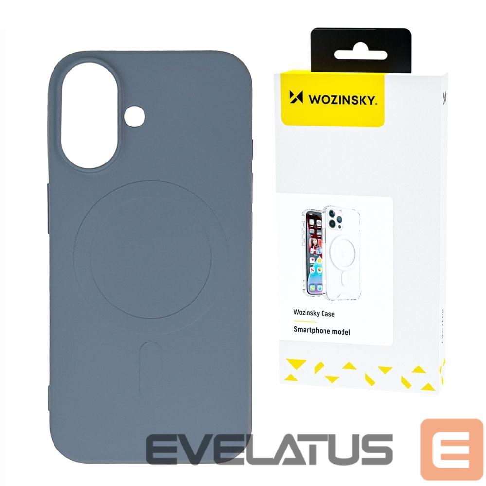 Tagakaaned Wozinsky Liquid Silicone Case MagSafe for Samsung Galaxy S25+ - Gray