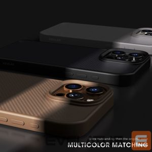Tagakaaned Wozinsky  Wozinsky Carbon Fiber Case with MagSafe for Samsung Galaxy S25+ - Brown 