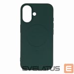 Tagakaaned Wozinsky  Liquid Silicone Case MagSafe for Samsung Galaxy S25 - Green 