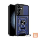 Tagakaaned Hurtel  Hybrid Armor Camshield with Stand and Camera Cover for Samsung Galaxy A56 - Blue 