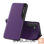 Tagakaaned Hurtel  Eco Leather View Case elegant case with flap and stand function for Samsung Galaxy A26 - purple 
