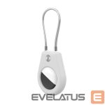 Tagakaaned Hurtel  Apple AirTag Case with Steel Cable - White 