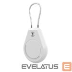 Tagakaaned Hurtel  Apple AirTag Case Waterproof with Steel Cable - White 