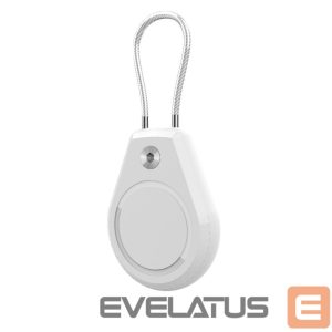 Tagakaaned Hurtel  Apple AirTag Case Waterproof with Steel Cable - White 