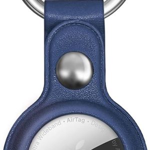Tagakaaned Hurtel  Apple AirTag PU Leather Case - Blue 