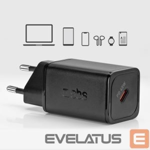 Adaptrid SBS  SBS TETRGAN1C45W 45W GaN USB-C Wall Charger with Power Delivery - Black 