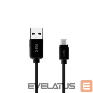 Kaabel SBS  SBS TECABLETYC1KPOS USB-A - USB-C Cable 1m - Black 