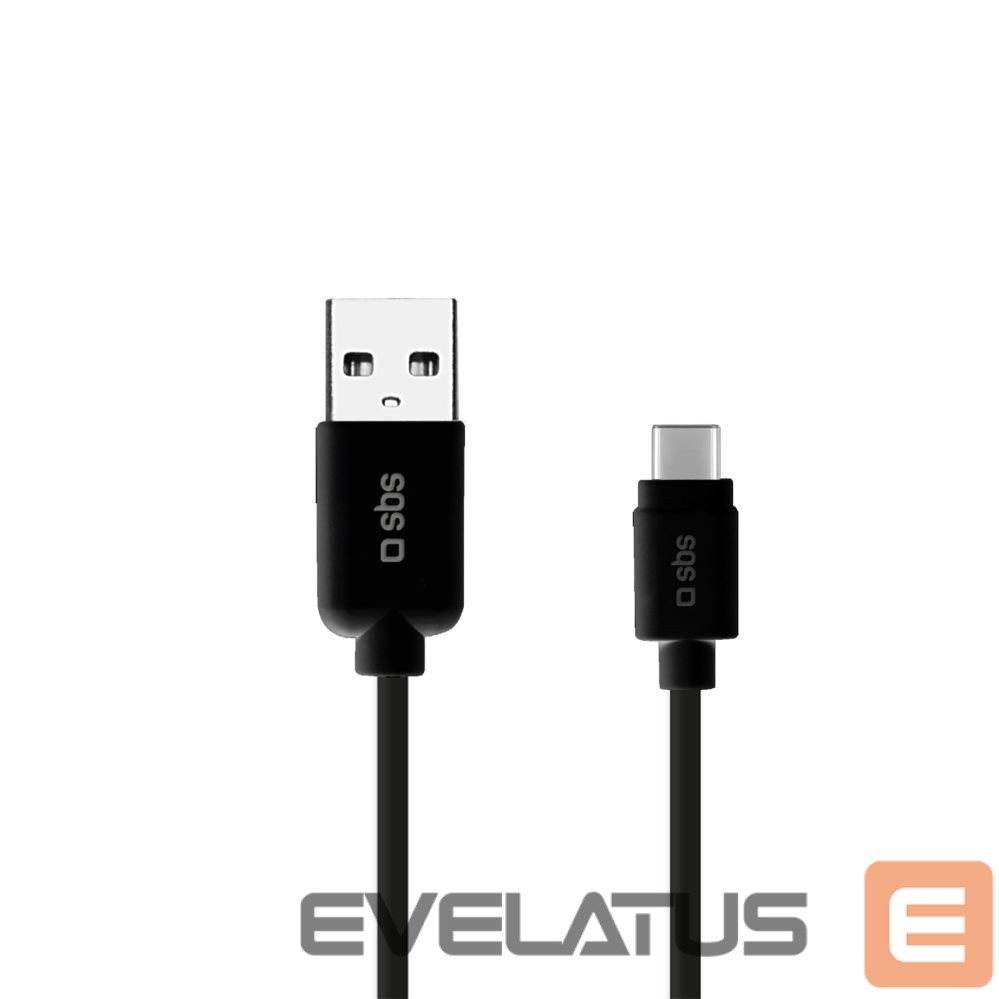 Kaabel SBS SBS TECABLETYC1KPOS USB-A - USB-C Cable 1m - Black