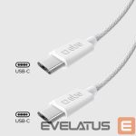 Kaabel SBS  SBS TECABLETISSUETCCG USB-C - USB-C 1.5m 60W braided cable - gray 