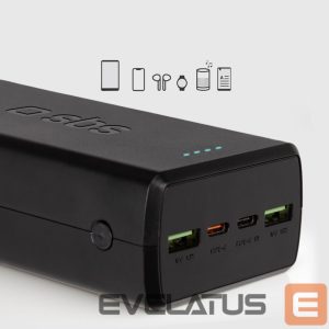 Väline aku SBS  Powerbank SBS TTBB30000PD20K 30000 mAh 2 x USB-C 2 x USB-A - black 