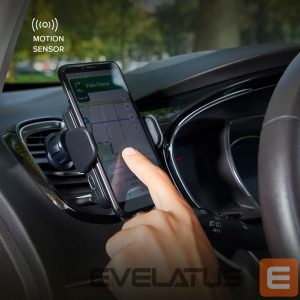Automaatne hoidja SBS  SBS TESUPWIR15WAUT smartphone holder with wireless charger for air vent - black 