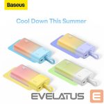 Väline aku Baseus  Baseus Popsicle 5200mAh 20W Powerbank with Built-in Lightning Cable (+ White Baseus Simple USB-C - USB-C 60W/20V/3A/30cm Cable) - Blue-Orange 