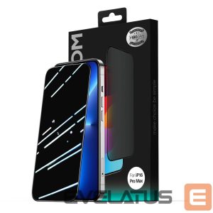 Kaitseklaasid Joyroom  Joyroom JR-MLG0282 2.5D Dustproof Privacy Tempered Glass with Black Frame for iPhone 15 Plus/16 Plus 