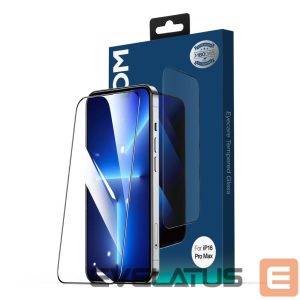 Kaitseklaasid Joyroom  Joyroom JR-MLG0286 2.5D Anti-Blue Light + Dustproof Tempered Glass with Black Frame for iPhone 15 Plus/16 Plus 