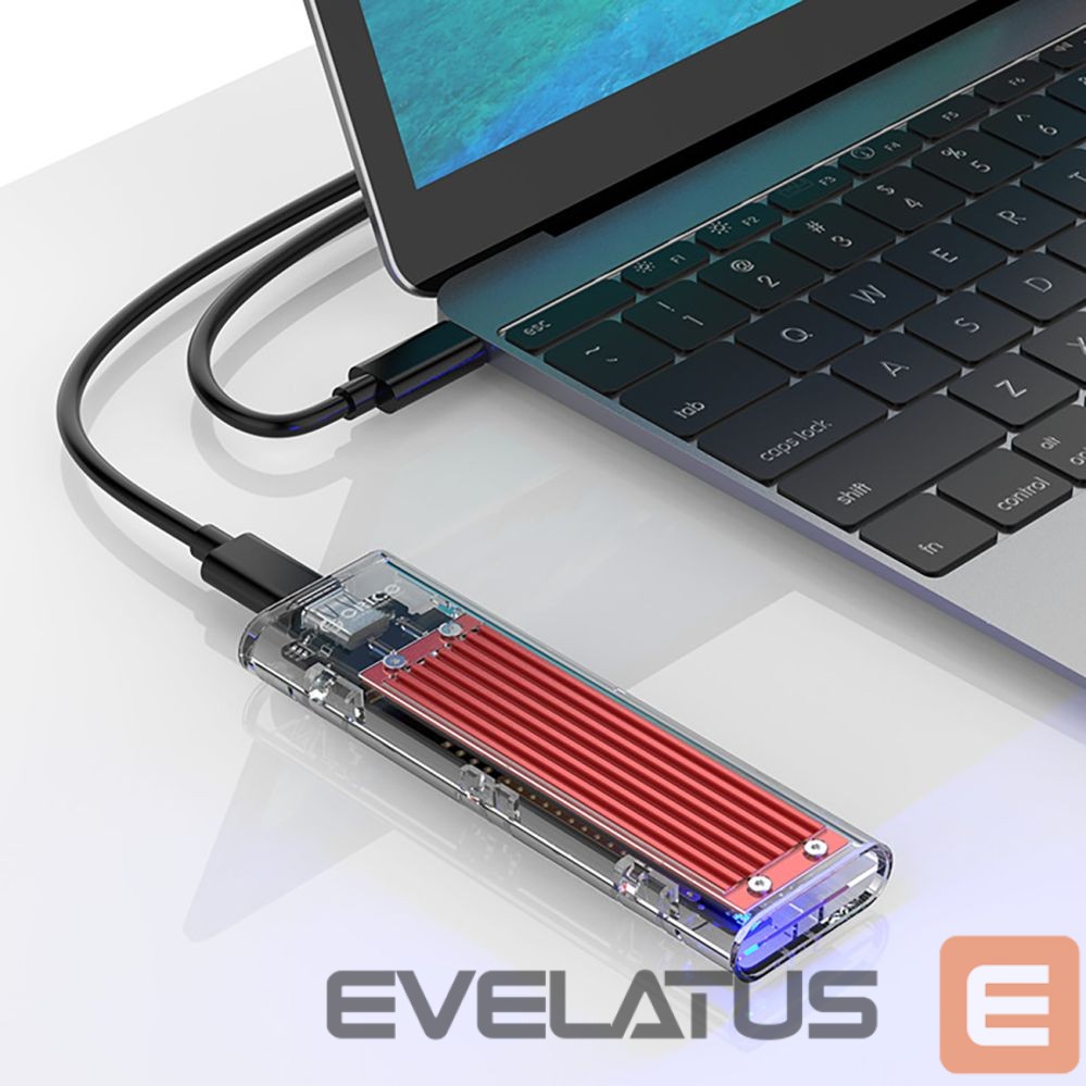 Muu arvutitarvik Orico Orico TCM2-C3 M.2 NVME to USB-C 10Gb/s Disk Drive - Red