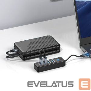 Üleminek Orico  Black \ 4 ports 