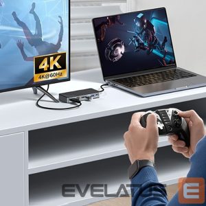Muu arvutitarvik Orico  Orico OM28PR-G2 USB-C Docking Station with M.2 Drive Slot + 1 x USB-A 3.2 + 1x USB-C 3.2 + 2x USB-A 2.0 + 1x HDMI + 1x Ethernet - Black 