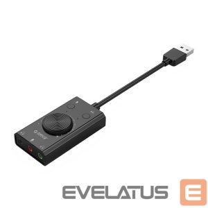 Muu arvutitarvik Orico  Orico SC2 External Multifunction Sound Card with USB-A - Black 