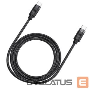 Kaabel Orico  Orico CDX 60W 3A Power Delivery USB-C - USB-C 1m Cable - Black 