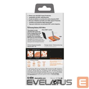 Tagakaaned SBS  SBS D3O Case for Samsung Galaxy S25 Ultra - Transparent 