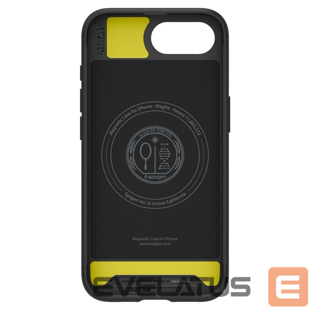 Tagakaaned Spigen Spigen Rugged Armor MagSafe case for iPhone 16e - black