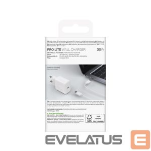 Adaptrid Puro  Puro PROLITE 30W USB-C Wall Charger - White 