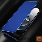 Tagakaaned Hurtel  Clear View Case for iPhone 16e / 17e Flip Cover - Blue 