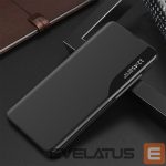Tagakaaned Hurtel  Eco Leather View Case elegant case with flap and stand for iPhone 16e - black 