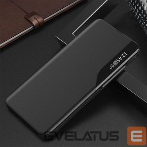 Tagakaaned Hurtel  Eco Leather View Case elegant case with flap and stand for iPhone 16e - black 